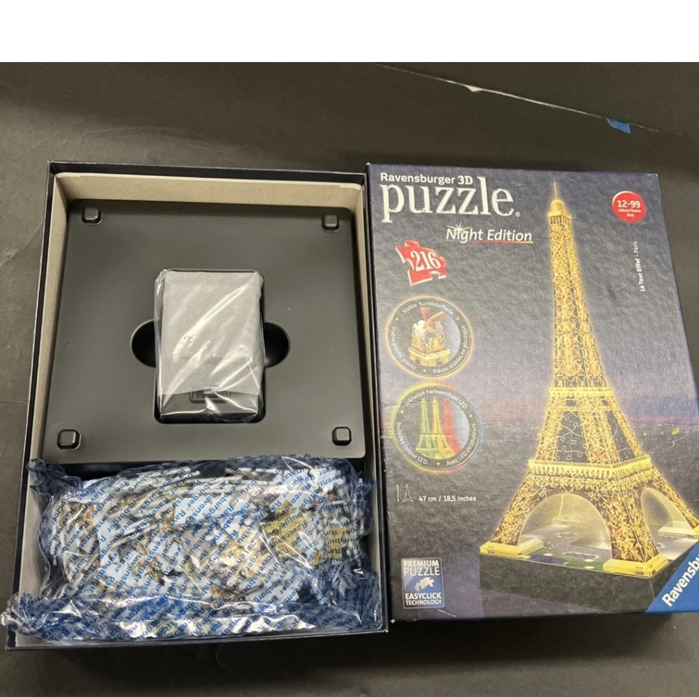 Ravensburger 3D Puzzle Night Edition with Multicolor LEDs